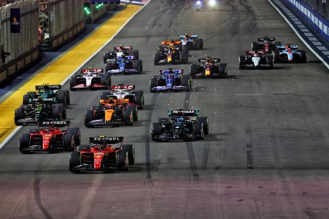 F1 World Championship points after the 2023 Singapore Grand Prix